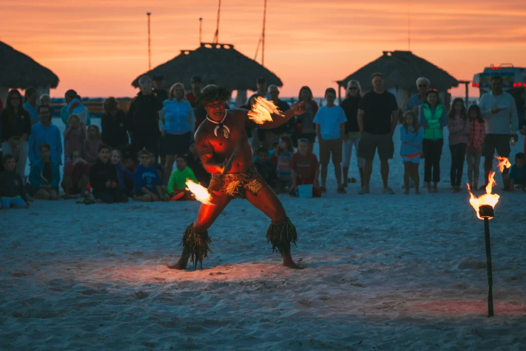 fire dancing samoa