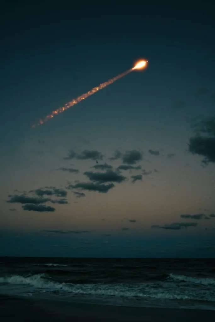 rocket launch in cocoa beach